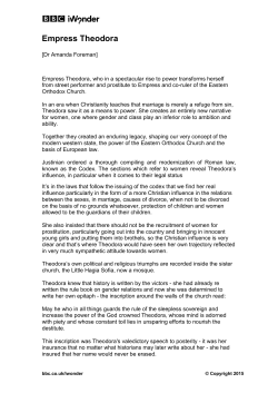 Empress Theodora