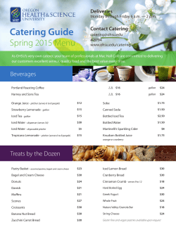 Catering Guide