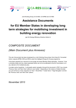 EED-Article4 - Concerted Action EPBD