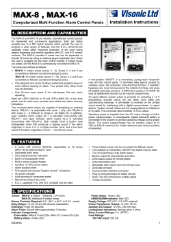 Max-16 Installation Manual