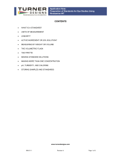 A method for - Turner Designs