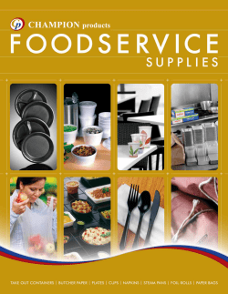 Products - Champion Products corp