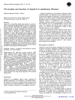 Mol Membr Biol - King`s College London