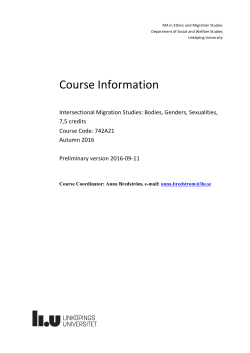 Course Information