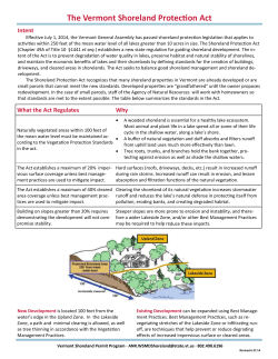 summary of the Act - Lake Parker Association
