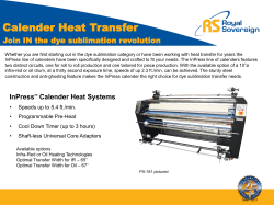 Calender Heat Transfer