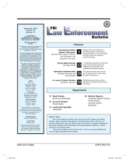 December - FBI Law Enforcement Bulletin