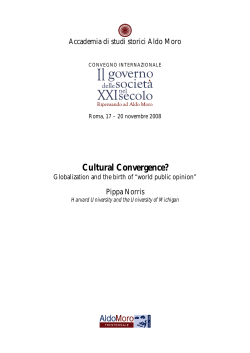 Cultural Convergence?