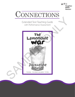 connections - Houghton Mifflin Harcourt