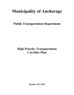High Priority Transportation Corridor
