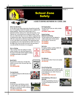 School Zone Safety