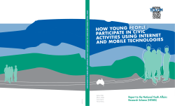 how young people participate in civic activities using internet and