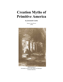 Creation Myths of Primitive America