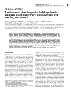 A widespread plant-fungal-bacterial symbiosis promotes
