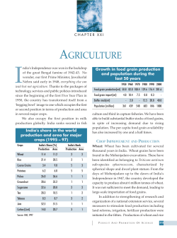 agriculture