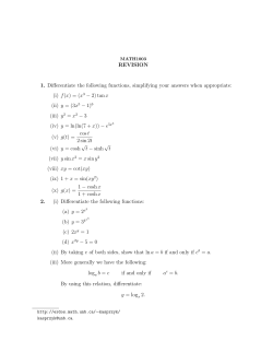 Revision questions