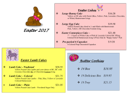 Easter 2017 - Jarosch Bakery
