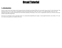 Orcad Tutorial