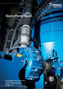 Slurry Pump Basic