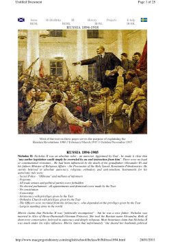 russia 1894-1918 russia 1894-1905 - MrB-W