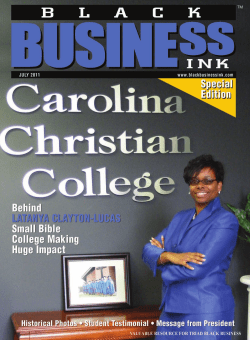 BBI_JULY_2011_mech1 - Carolina Christian College