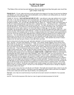 The QBC Daily Nugget