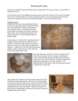 Article From Fleece to Finished-Harmony Scarves