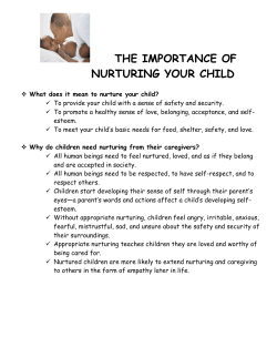 Nurturing Your Child - Family Resource Center
