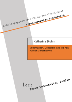 Katharina Bluhm - Osteuropa-Institut