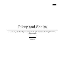 Pikey and Shelta