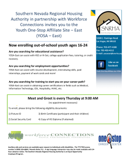 See the Flyer - Southern Nevada Regional Housing Authority