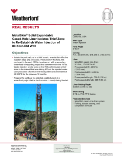 real results - Weatherford International