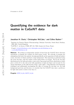 Quantifying the evidence for dark matter in