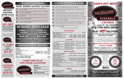 6 CICERO - Paisans Pizzeria
