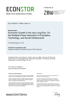 Economic Growth in the very Long Run. On the Multiple