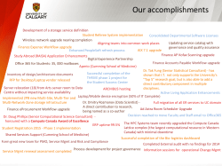 Our accomplishments - University of Calgary