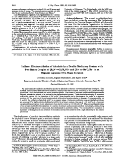 J. Org. Chem. 1991, 56, 2416