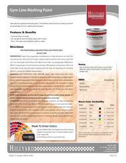 Gym Line Marking Paint