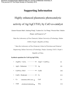 Supporting Information - The Royal Society of Chemistry