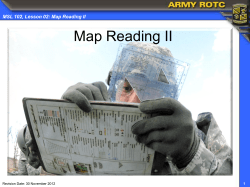 Map Reading II