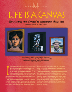 Renaissance man devoted to performing, visual arts