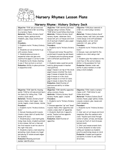 Hickory Dickory Dock