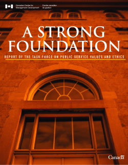 A Strong Foundation - Publications