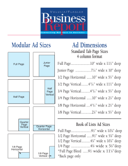 Modular Ad Sizes Ad Dimensions
