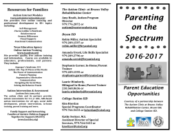 parent brochure