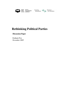 Rethinking Political Parties
