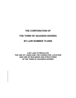 Comprehensive Zoning By-law