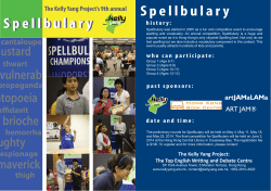 Spellbulary brochure main 2014 v2.indd
