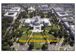 The Congress: House of Representatives
