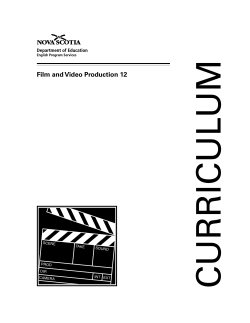Film and Video Production 12